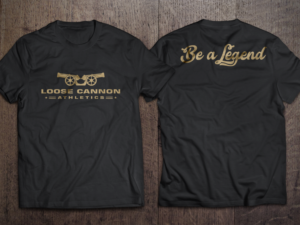 T-shirt Design by normi for Loose cannon athletics  | Design: #26216253