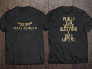 T-shirt Design by normi for Loose cannon athletics  | Design: #26216254