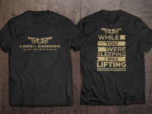T-shirt Design by normi for Loose cannon athletics  | Design: #26245099