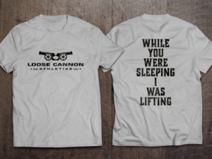 T-shirt Design by normi for Loose cannon athletics  | Design: #26381500