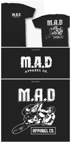 Design de T-shirt par ryenacasi pour MAD Apparel Co. | Design #26239266