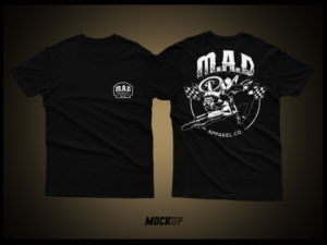 T-shirt Design by Mark Tutor for MAD Apparel Co. | Design: #26250959