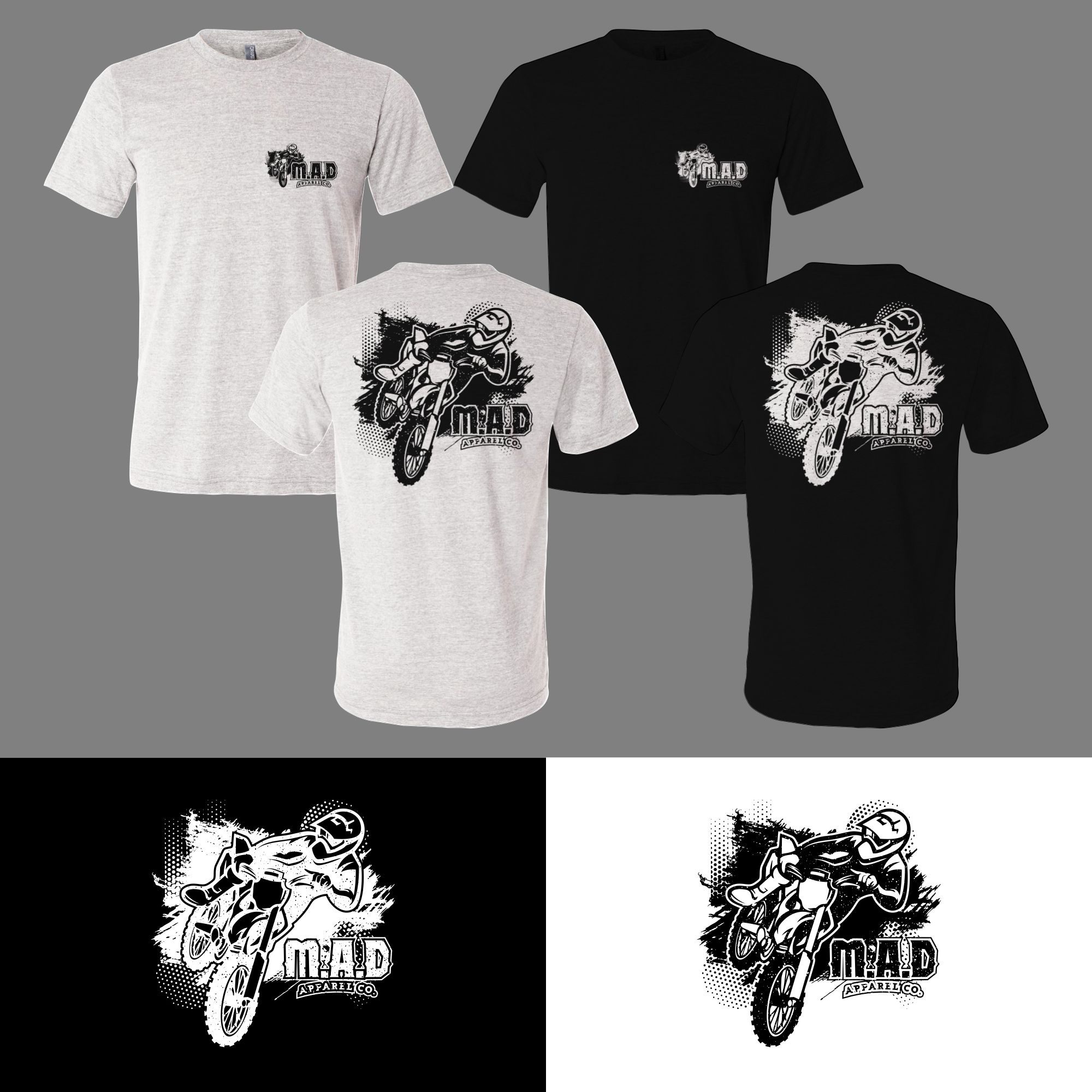 T-shirt Design by CREARTIVE for MAD Apparel Co. | Design #26247555