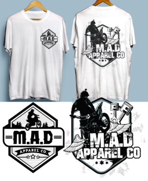 Dirtbike T-Shirt Design - M.A.D Apparel Co. | Design de T-shirt par SAI DESIGNS