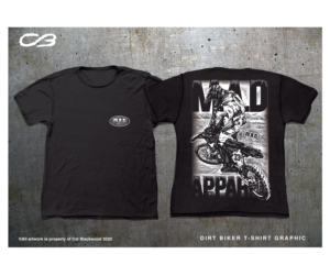 Dirtbike T-Shirt Design - M.A.D Apparel Co. | Diseño de Camiseta por Col 3