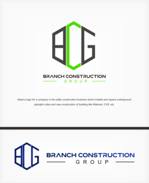 Logo Design by Adeikhan for Branch Construction Group | Design: #26261233