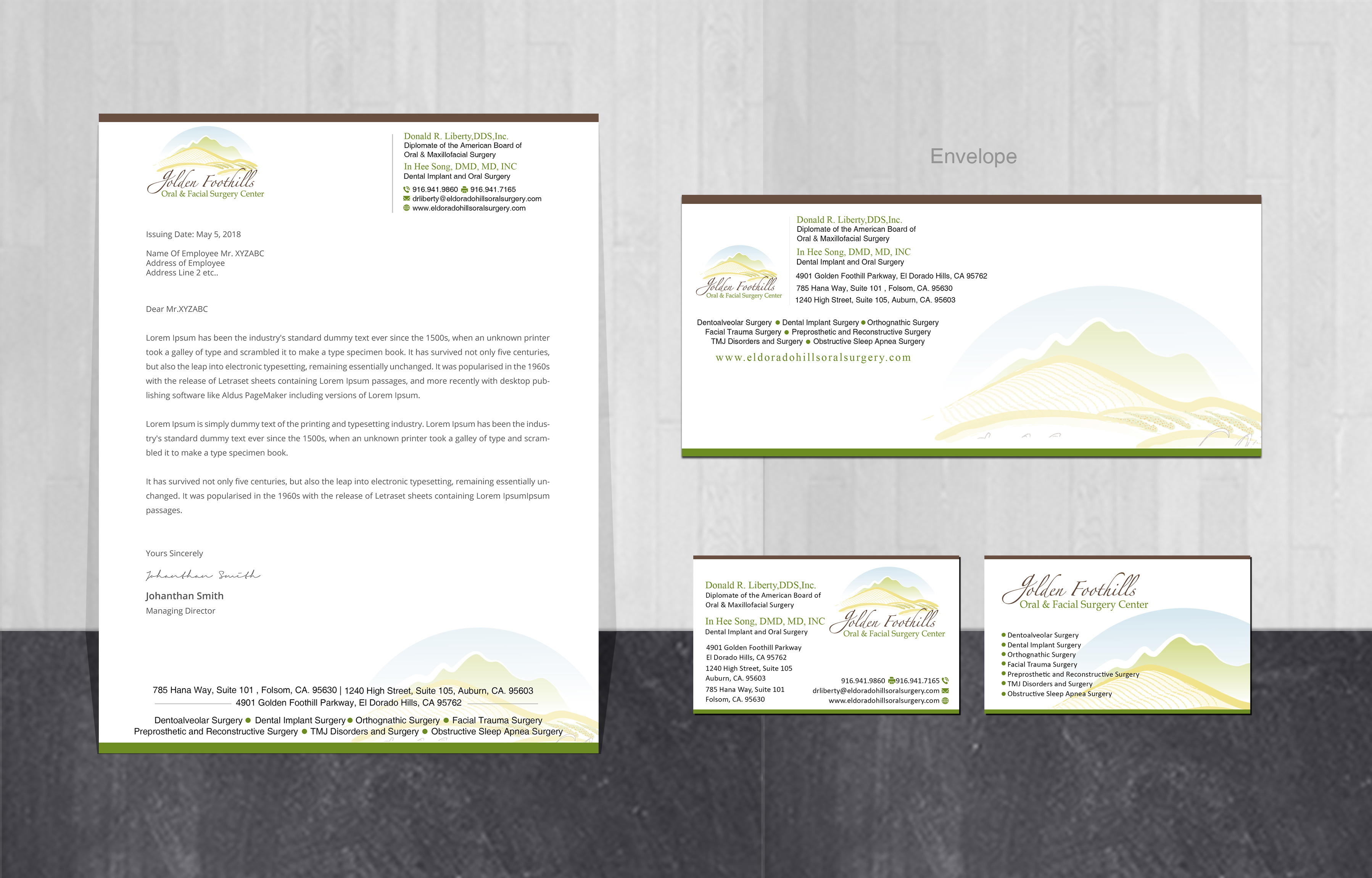 Stationery Design by Creations Box 2015 for Donald R Liberty, DDS, INC | Design #26225773