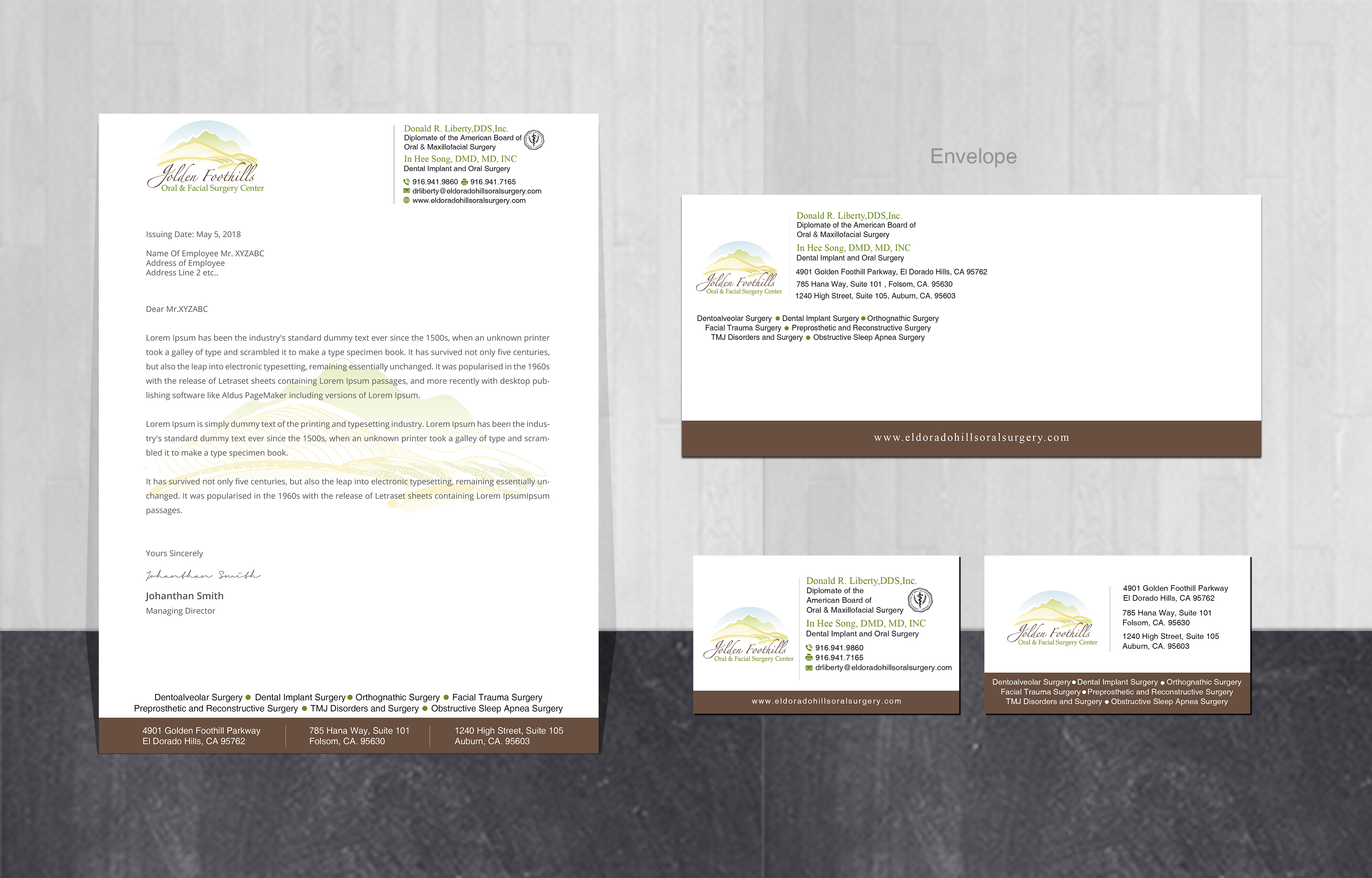 Stationery Design by Creations Box 2015 for Donald R Liberty, DDS, INC | Design #26225774