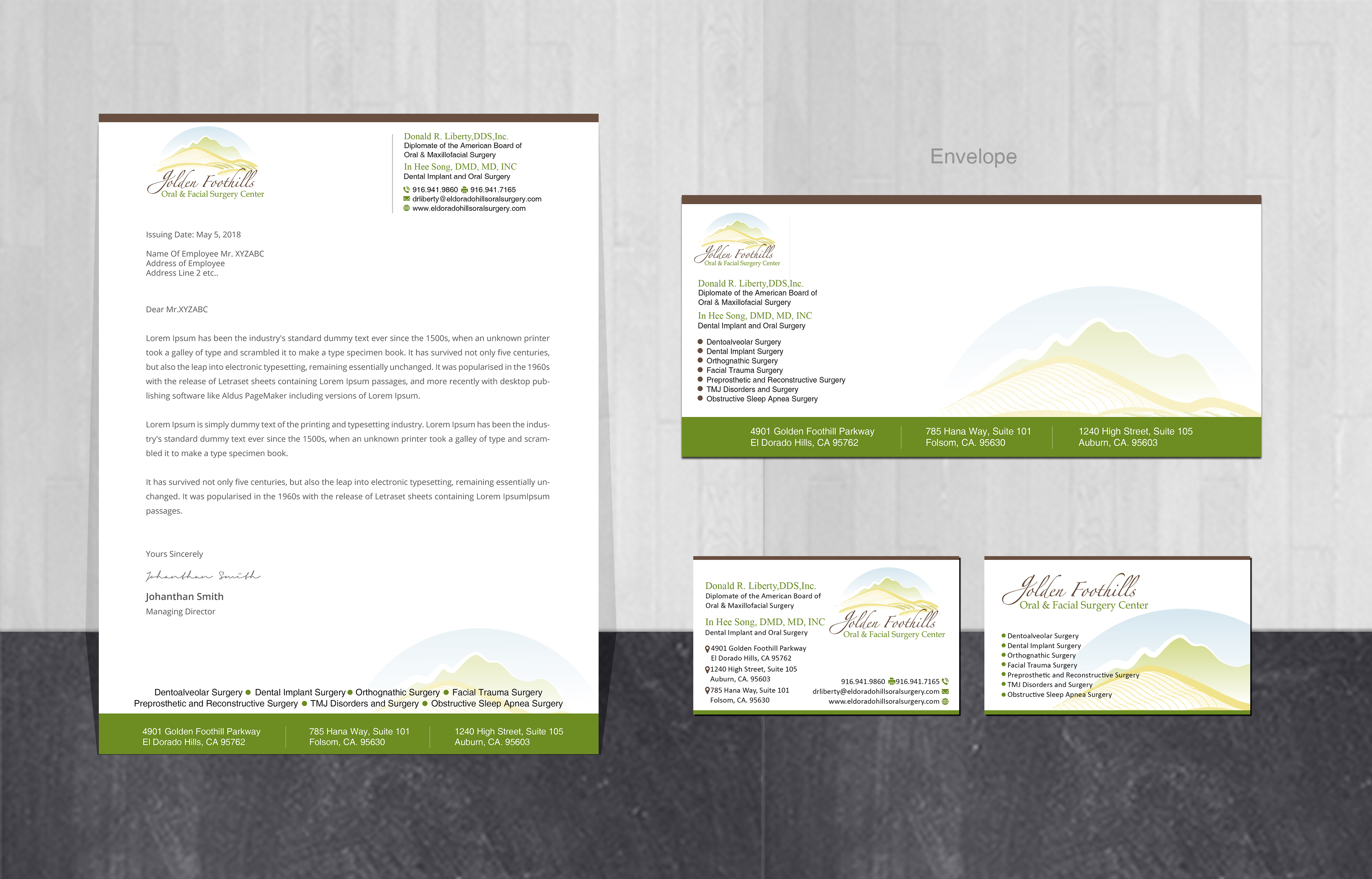 Design de Papeterie par Creations Box 2015 pour Donald R Liberty, DDS, INC | Design #26227099