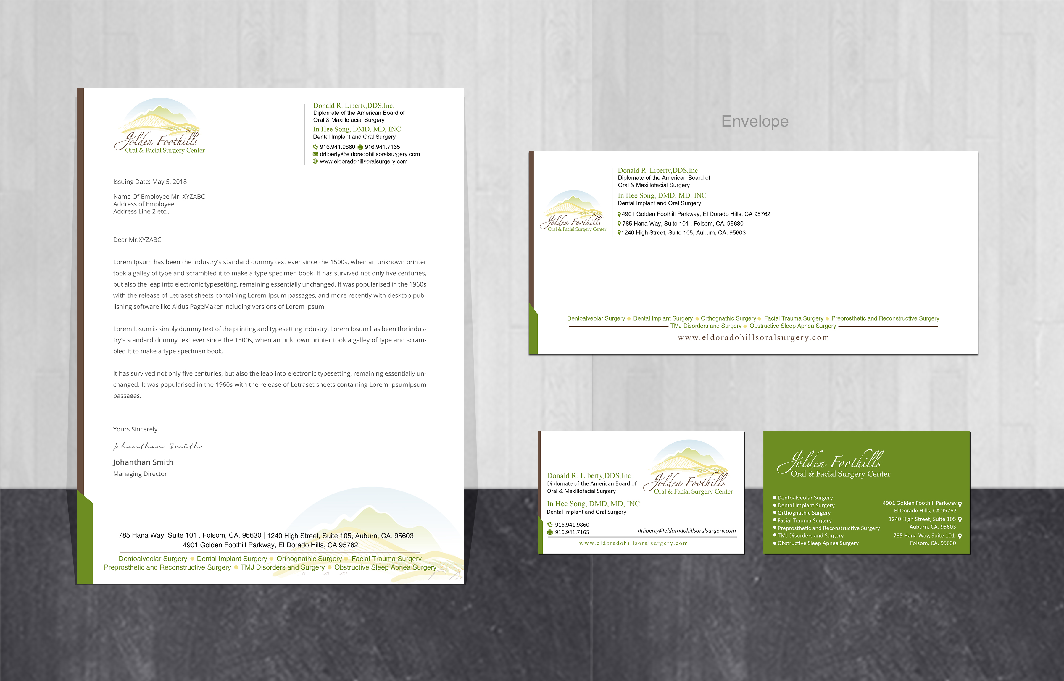 Stationery Design by Creations Box 2015 for Donald R Liberty, DDS, INC | Design #26227104