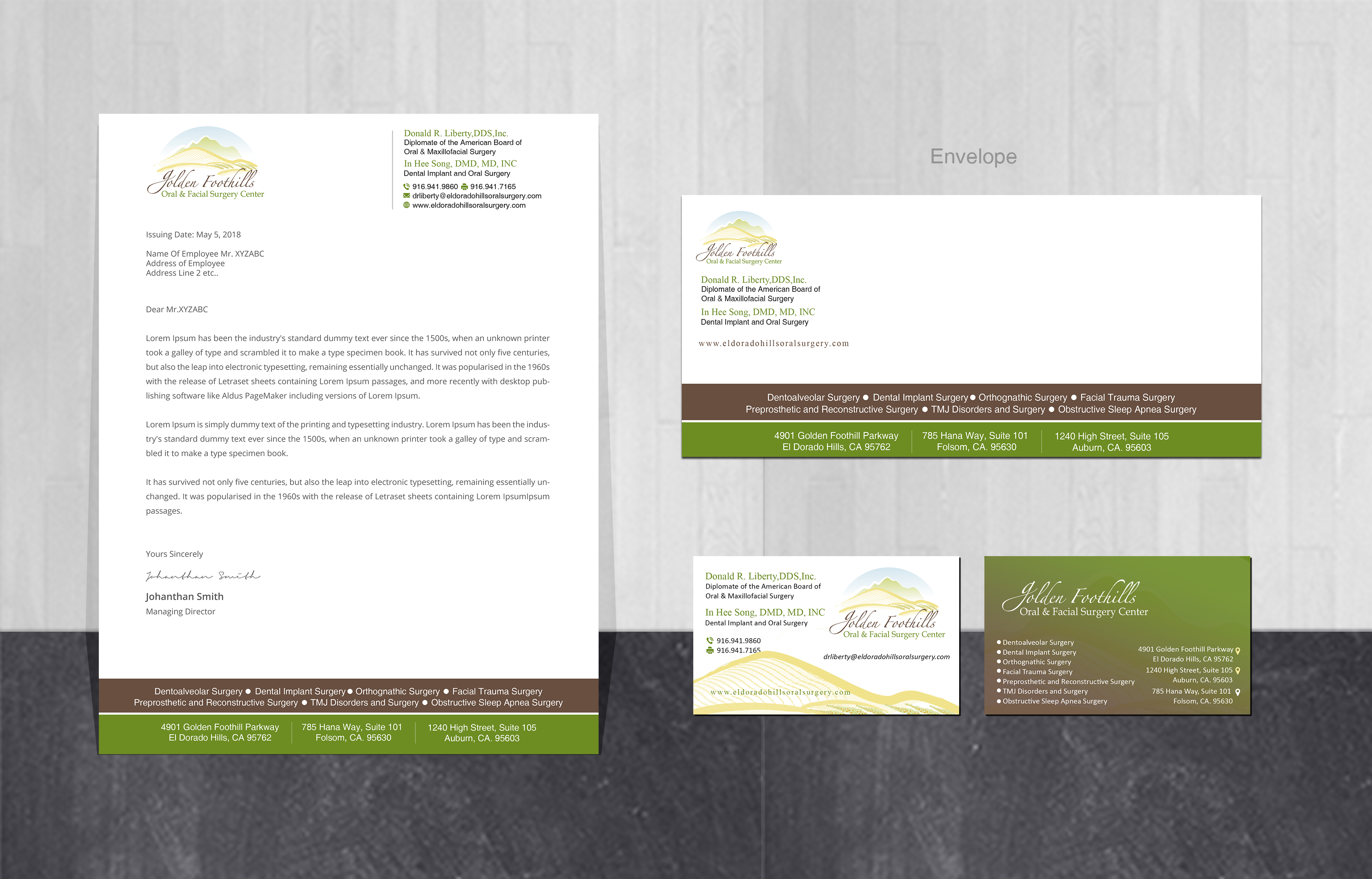 Stationery Design by Creations Box 2015 for Donald R Liberty, DDS, INC | Design #26227106