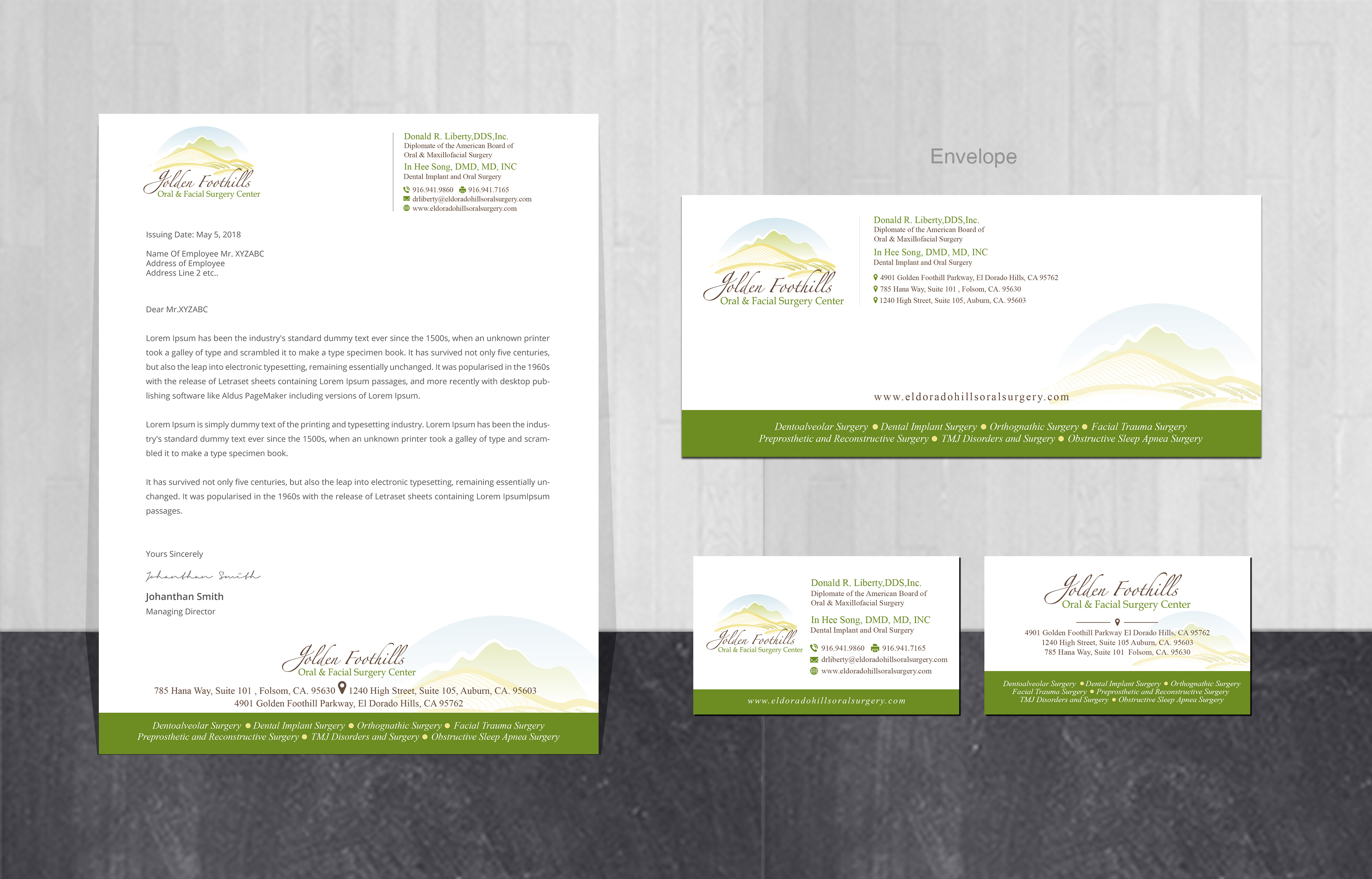 Stationery Design by Creations Box 2015 for Donald R Liberty, DDS, INC | Design #26227359