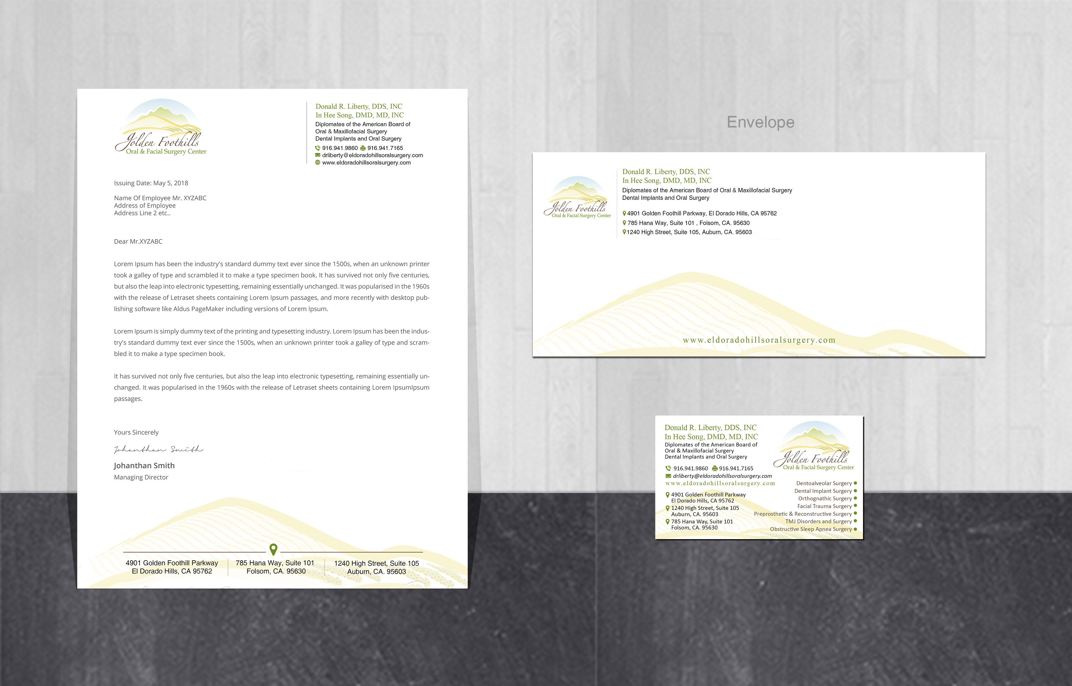 Stationery Design by Creations Box 2015 for Donald R Liberty, DDS, INC | Design #26243148