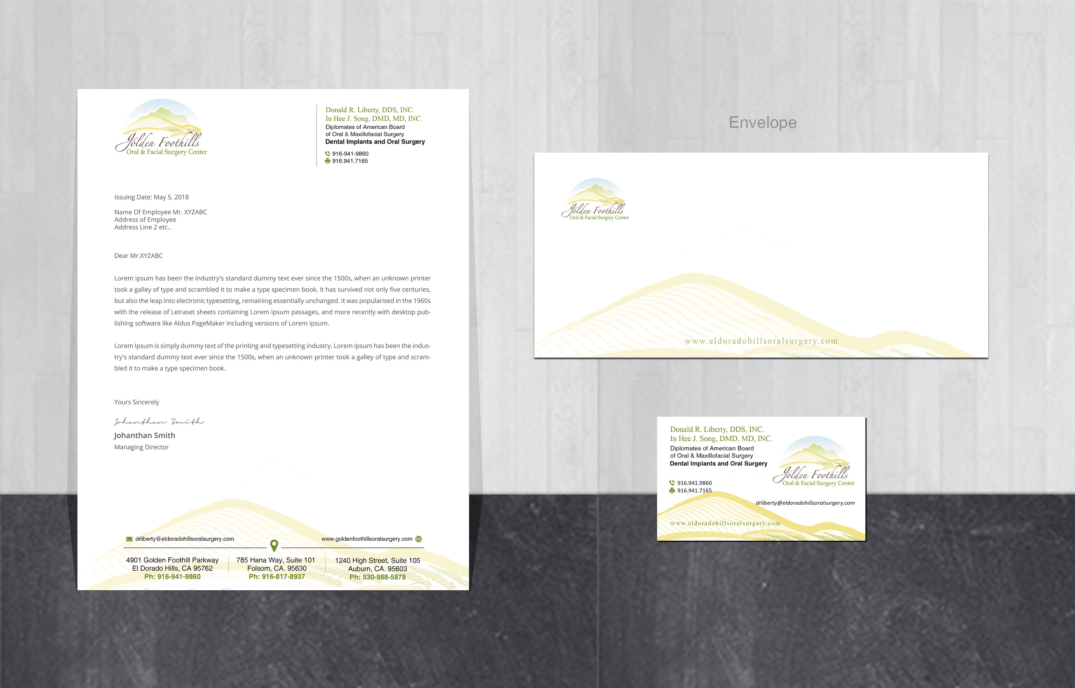 Stationery Design by Creations Box 2015 for Donald R Liberty, DDS, INC | Design #26318303