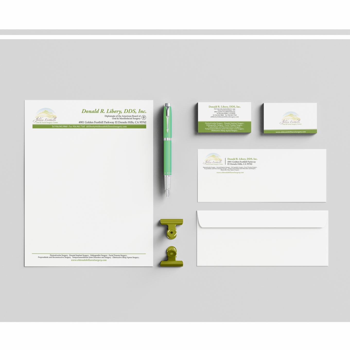 Stationery Design by aidea19 for Donald R Liberty, DDS, INC | Design #26248099