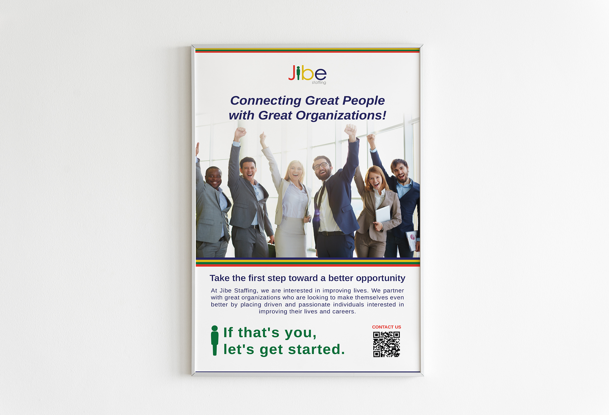 Poster Design by Dheva for Jibe Staffing | Design #26215904