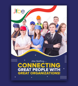 Poster-Design von nguruzzdng für Jibe Staffing | Design: #26219664