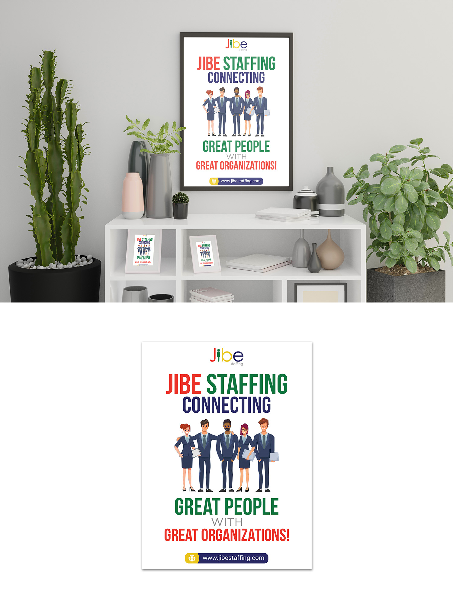 Poster Design by debdesign for Jibe Staffing | Design #26252867
