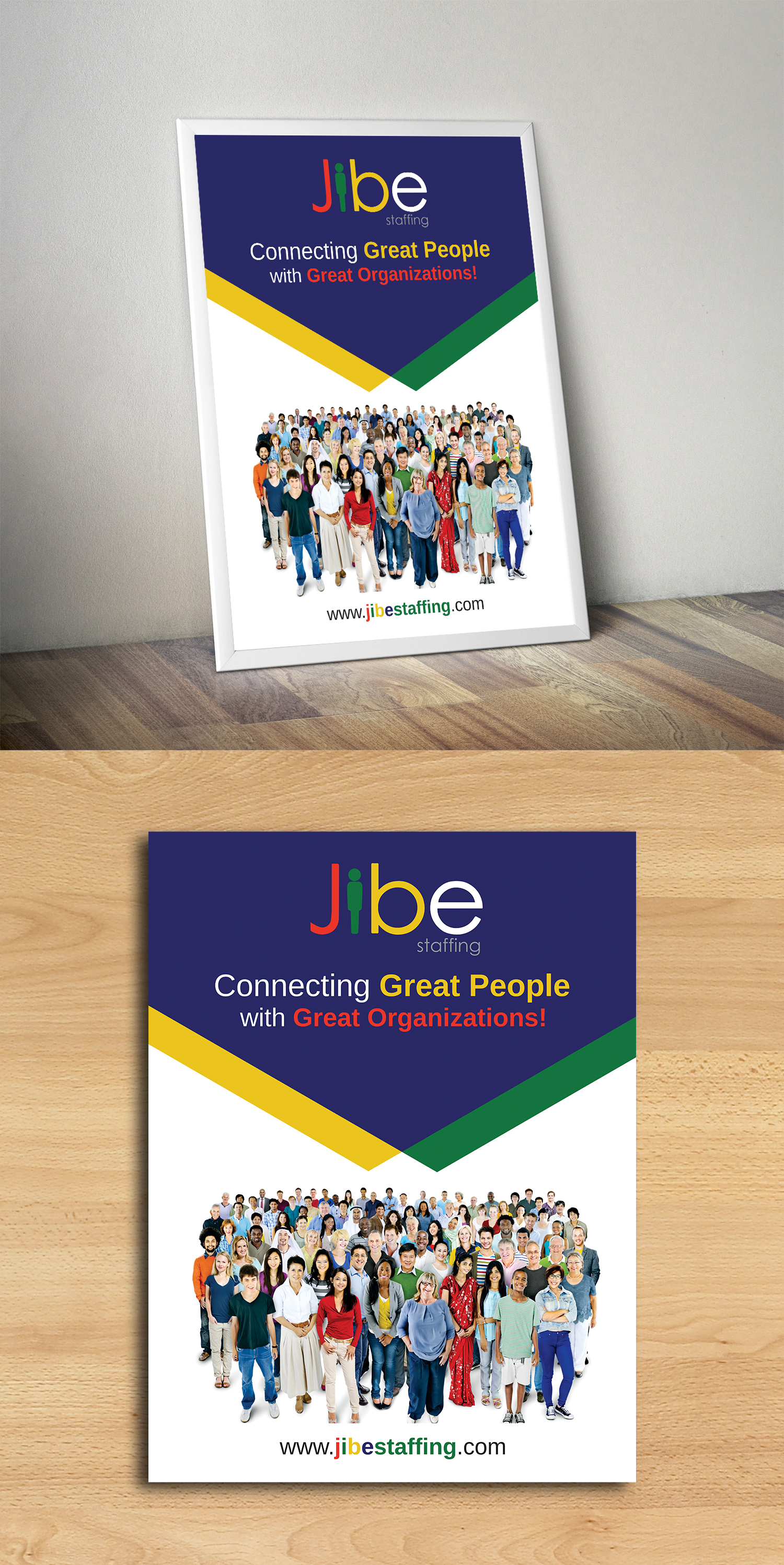 Poster Design by ecorokerz for Jibe Staffing | Design #26225657