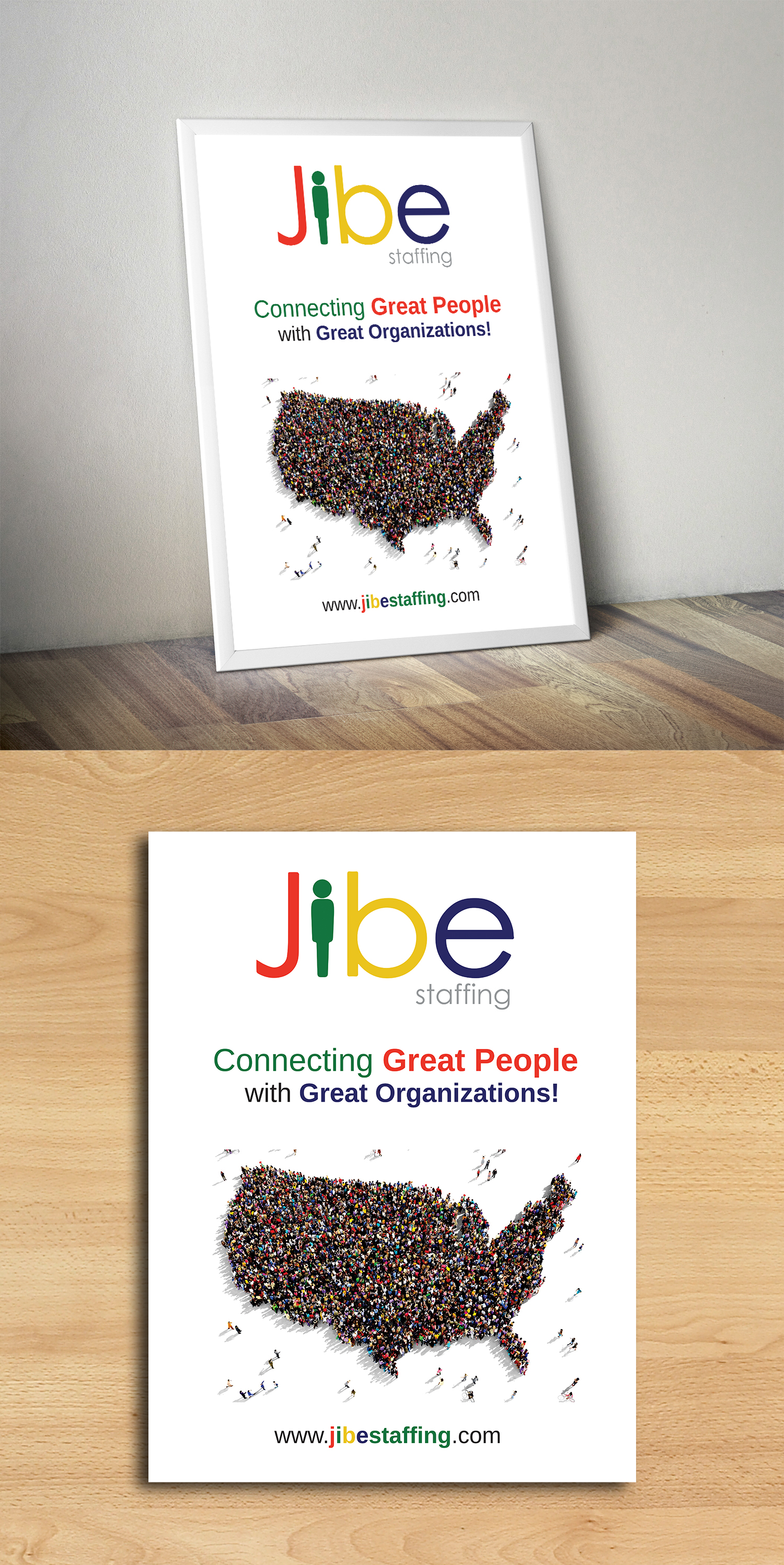 Poster Design by ecorokerz for Jibe Staffing | Design #26225658