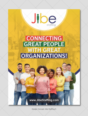 Poster-Design von D Creative für Jibe Staffing | Design: #26234831
