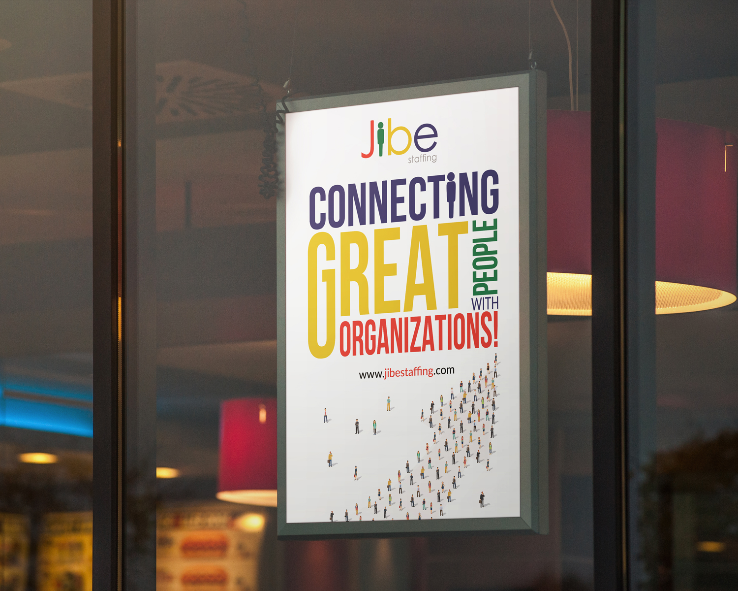 Poster-Design von RGraphic für Jibe Staffing | Design #26228708