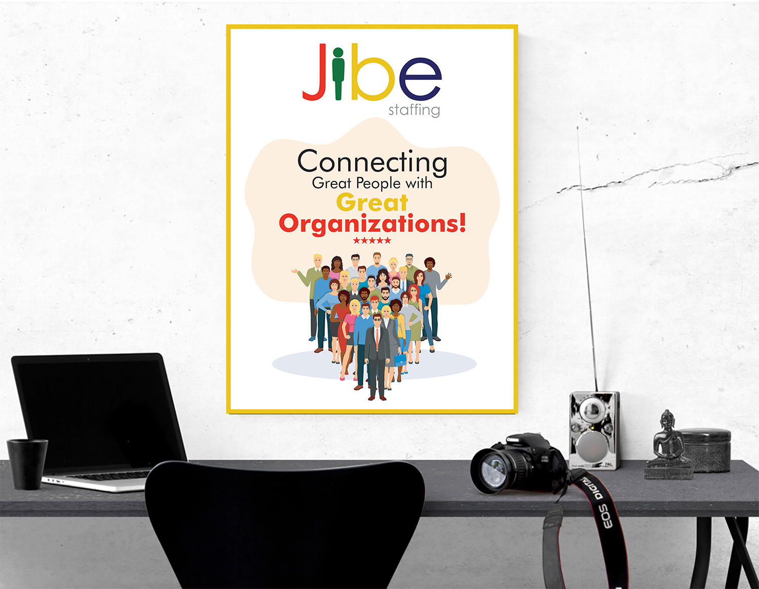 Poster Design by Aurora:) for Jibe Staffing | Design #26234052