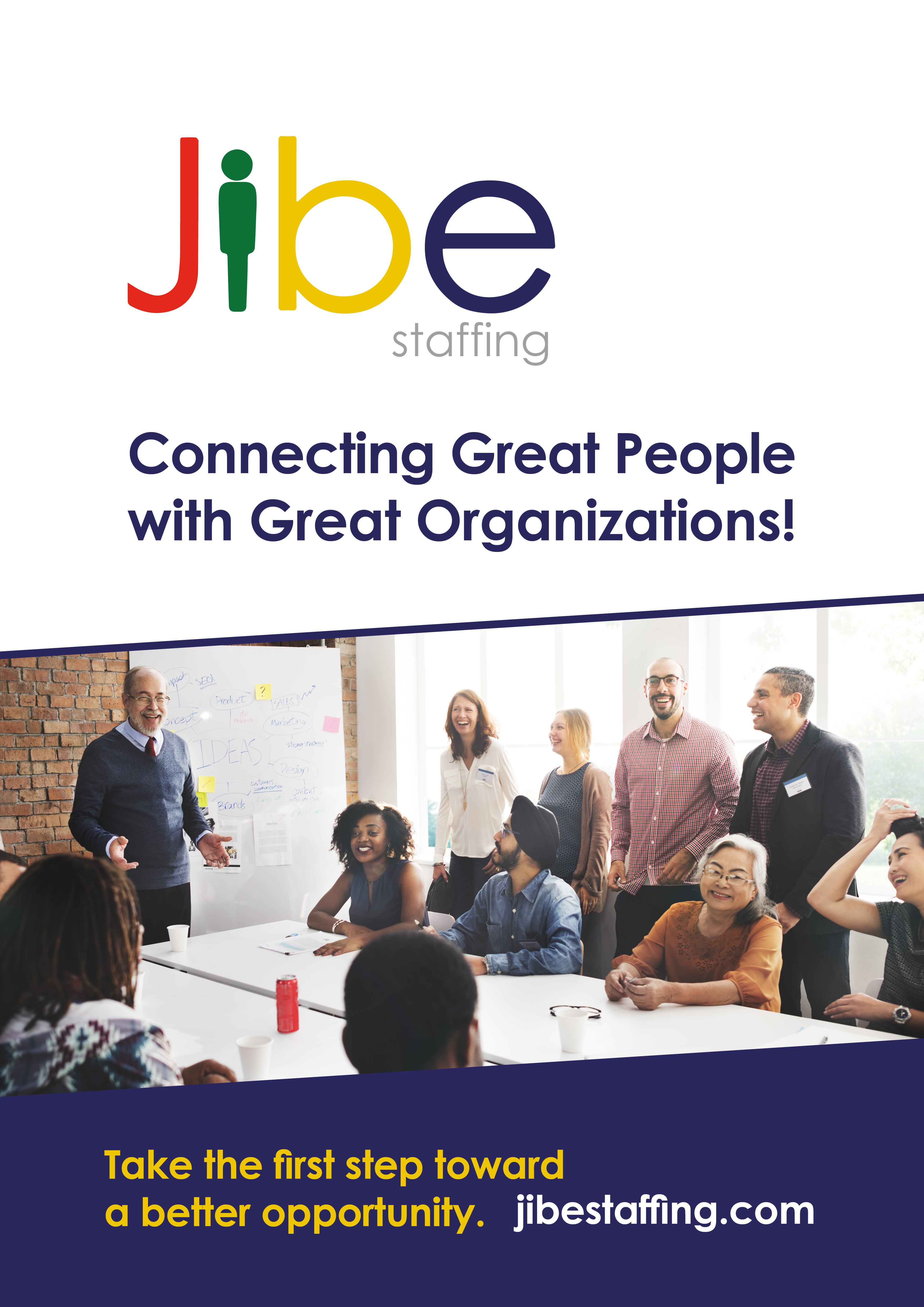 Poster Design by Tony 81 for Jibe Staffing | Design #26218198