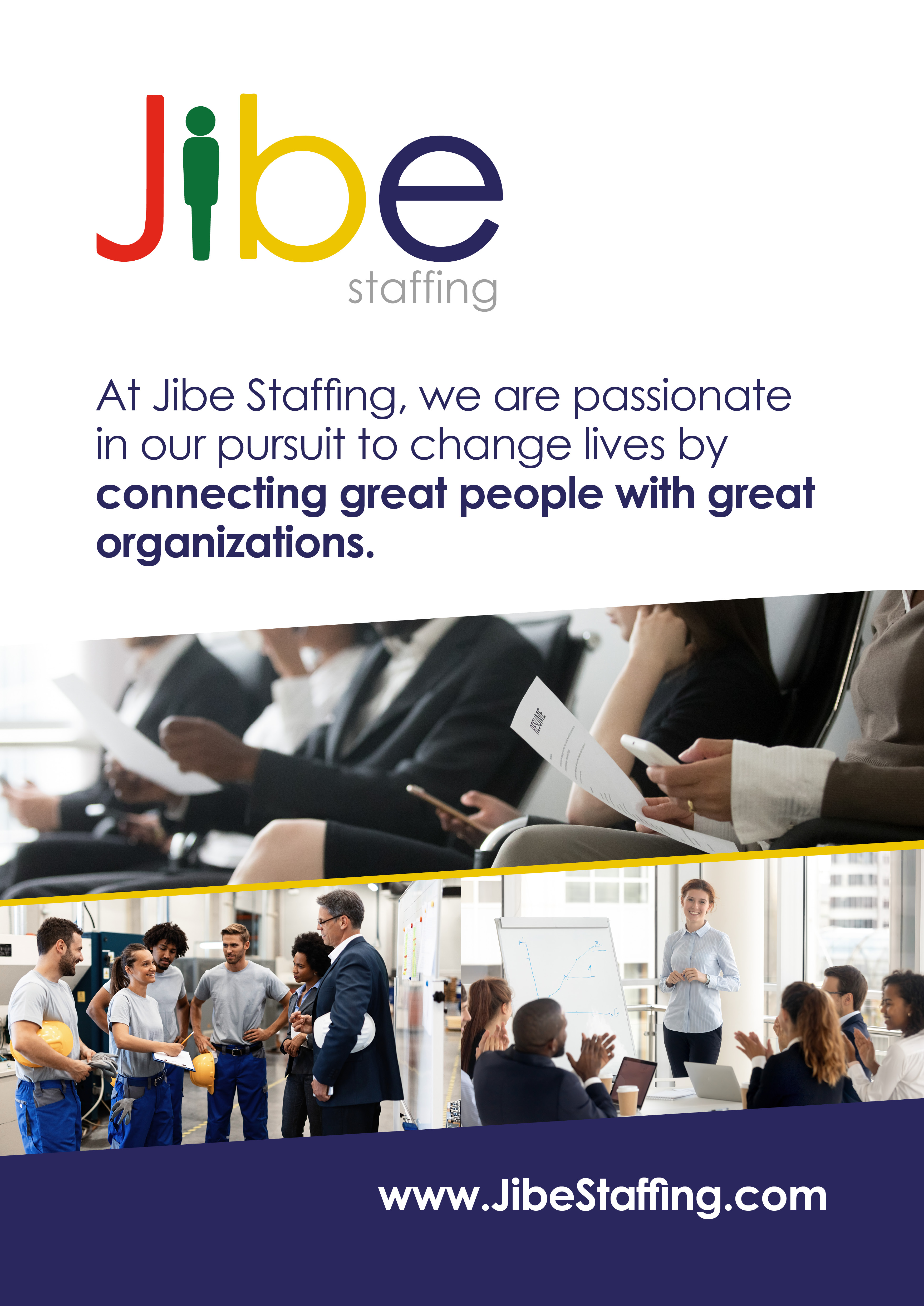 Design de Poster par Tony 81 pour Jibe Staffing | Design #26224354