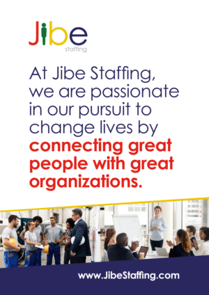 Poster-Design von Tony 81 für Jibe Staffing | Design: #26224355