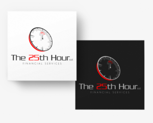 "The 25th Hour, LLC Financial Services" ( Financial Services in smaller font) | Logo Design by ACK Design
