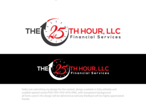 "The 25th Hour, LLC Financial Services" ( Financial Services in smaller font) | Design de Logo par adnan001 2