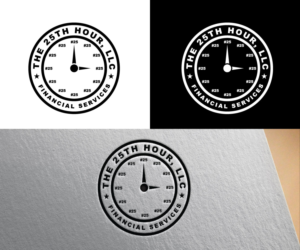 "The 25th Hour, LLC Financial Services" ( Financial Services in smaller font) | Logo Design by uitaki