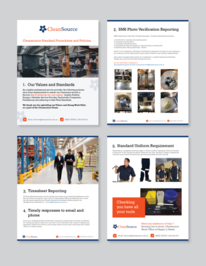 Cleansource Standard Procedures and Policy Documents | Flyer Design by Achiver