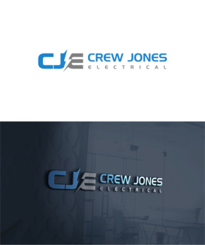 Logo Design by RAN MEI JS for Crew Jones Electrical | Design: #26221521