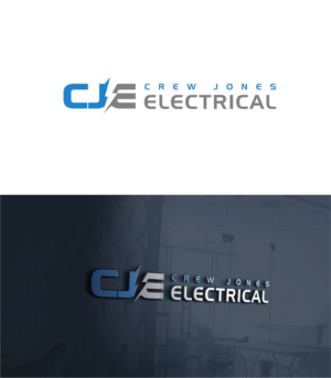 Logo Design by RAN MEI JS for Crew Jones Electrical | Design: #26221784