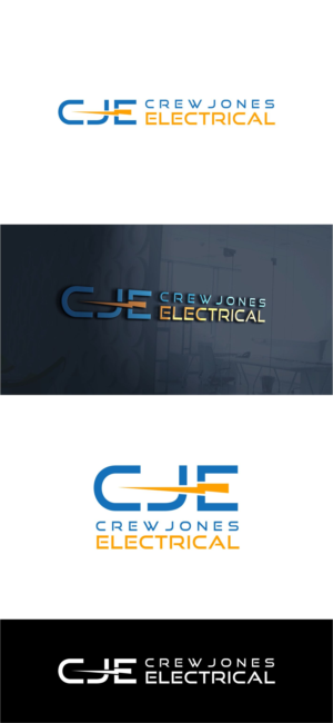 Logo Design by RAN MEI JS for Crew Jones Electrical | Design: #26224592