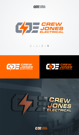 Logo Design by Jeff_Riadi for Crew Jones Electrical | Design: #26220260