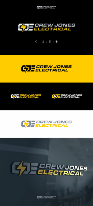Logo Design by Jeff_Riadi for Crew Jones Electrical | Design: #26221923