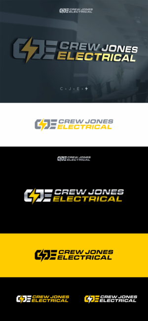 Logo Design by Jeff_Riadi for Crew Jones Electrical | Design: #26226027