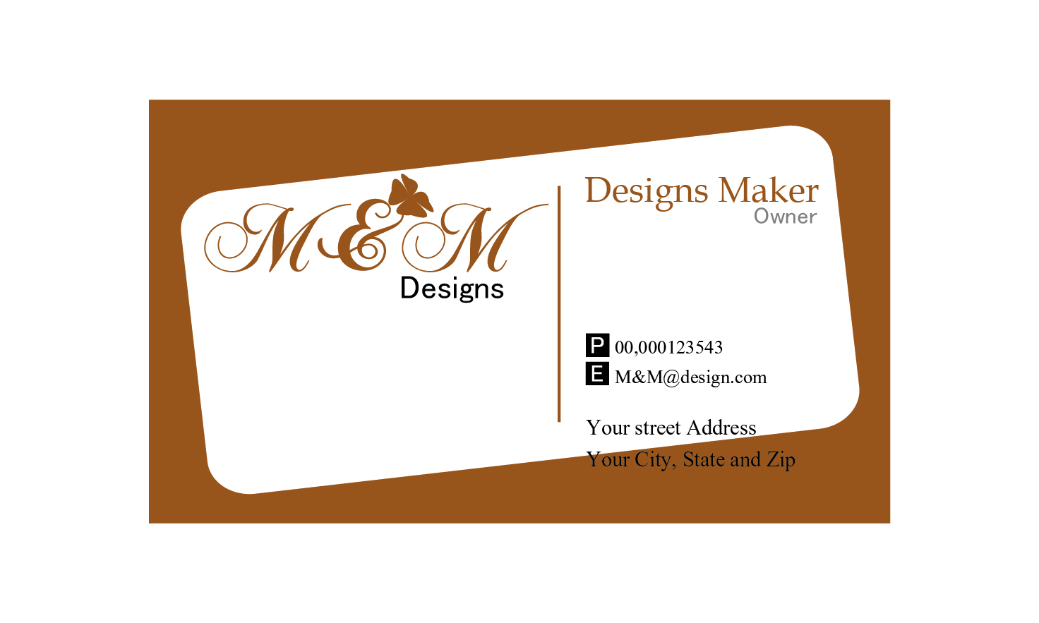 Business Card Design by rekhaganeshacharya for M and M Personal Shoppers | Design #3047892
