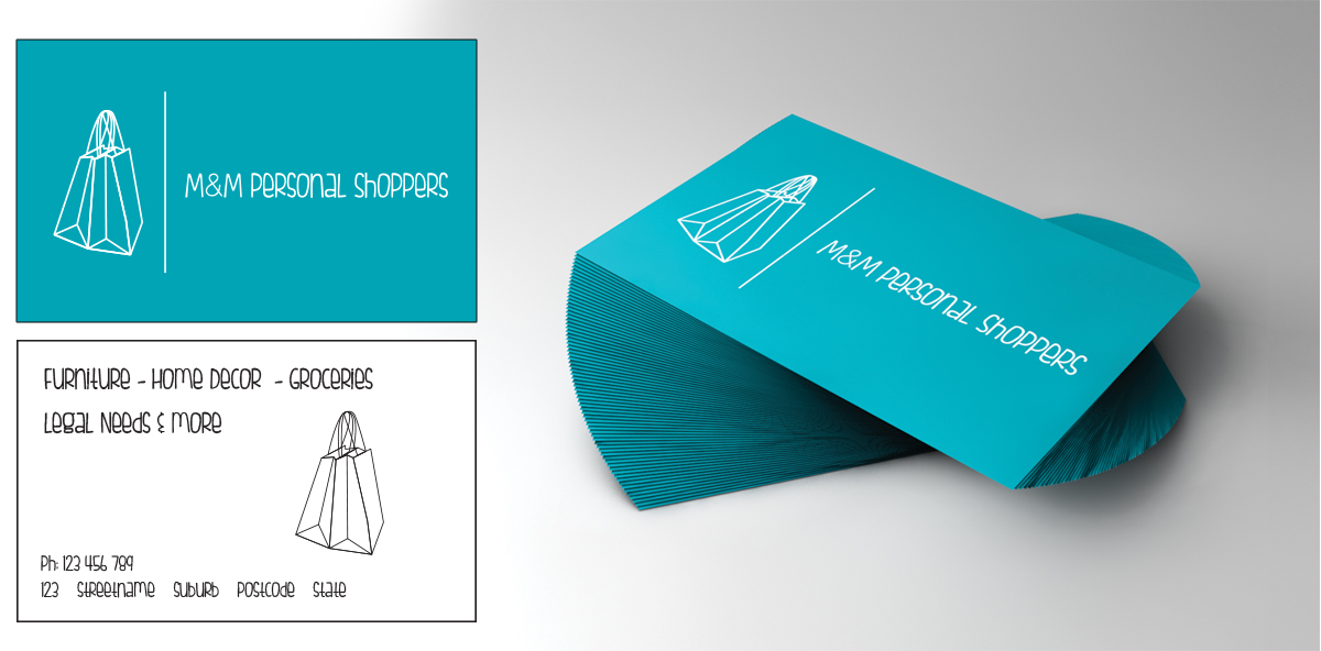 Design de Carte de Visite par Ben Stockdale pour M and M Personal Shoppers | Design #3052289