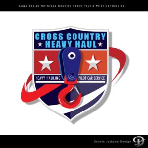 Cross Country Heavy Haul   - Heavy Hauling and Pilot Car Service | Design de Logo par Dennis Jackson Design