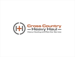 Cross Country Heavy Haul   - Heavy Hauling and Pilot Car Service | Logo Design by BNdesigner