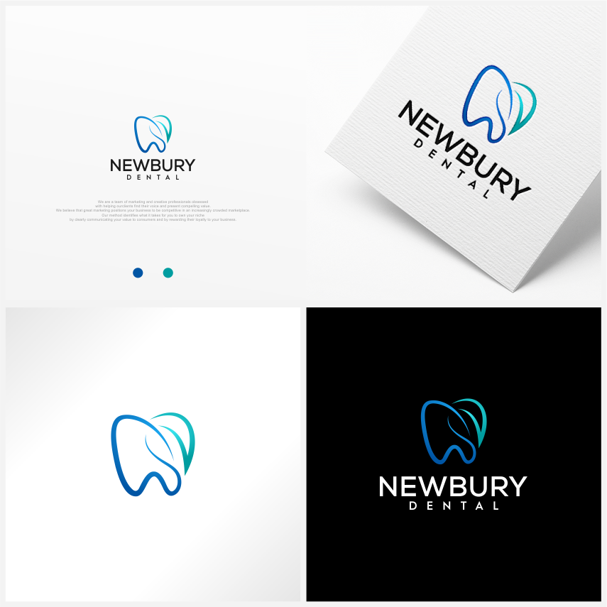 Logo Design by vintana for Newbury Dental | Design #26228190