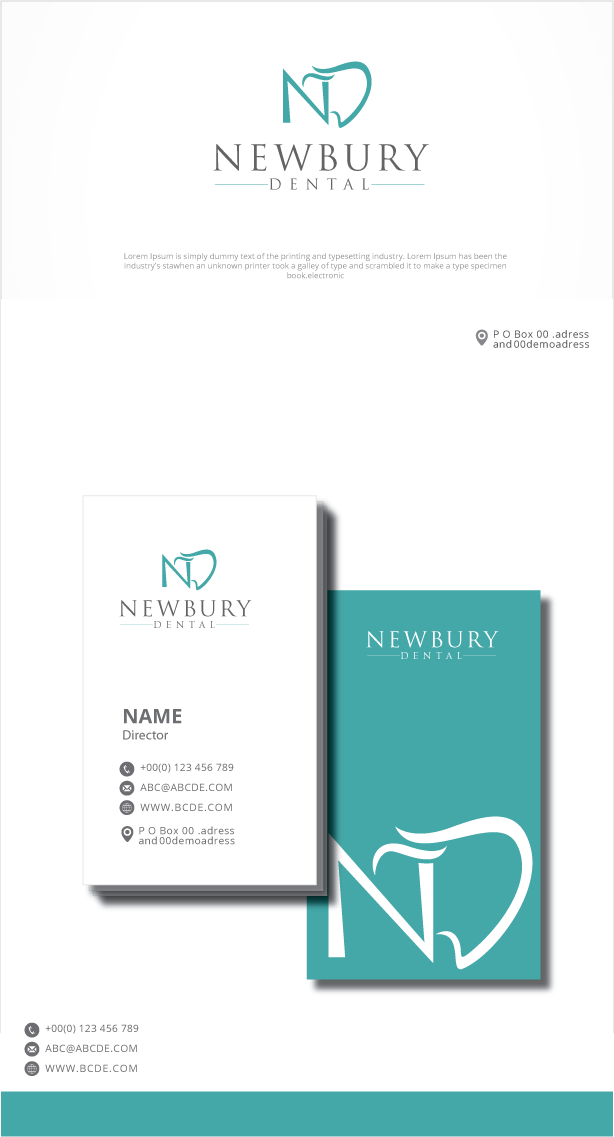 Logo Design by graphicevolution for Newbury Dental | Design #26221570