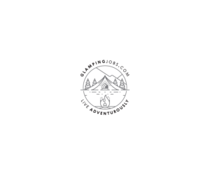 GlampingJobs.com  Work Adventurously  | Logo Design by Neil