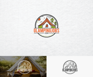 GlampingJobs.com  Work Adventurously  | Logo Design by step forward 2