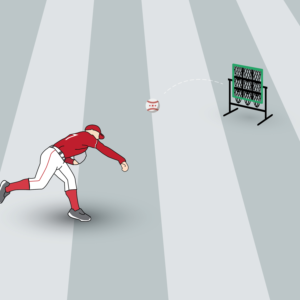 The best baseball pitching aid to improve your throwing accuracy! | Logo Design by Thezebrasta