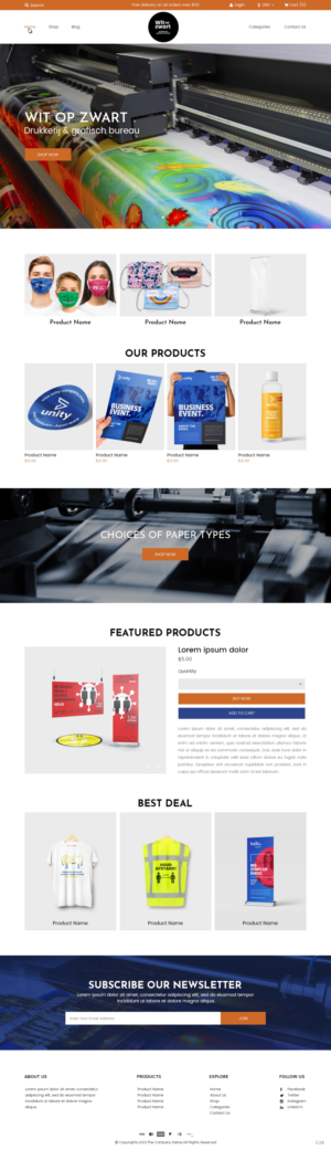 Shopify-Design von pb für Truckstop 26Bis BV | Design: #26236493